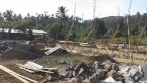 Lokasi pembangunan proyek Pasar Malalayang di Jalan Sea